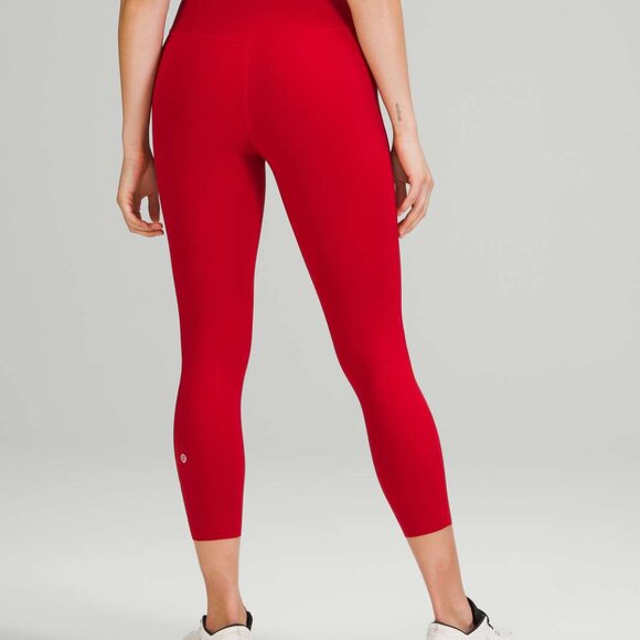 Lululemon Base Pace High-Rise Crop 23" in Dark Red Size 4 - Picture 11 of 11